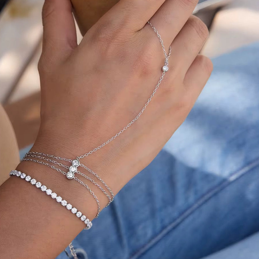 Silver Hand Chain