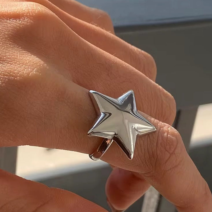 Silver Star Ring