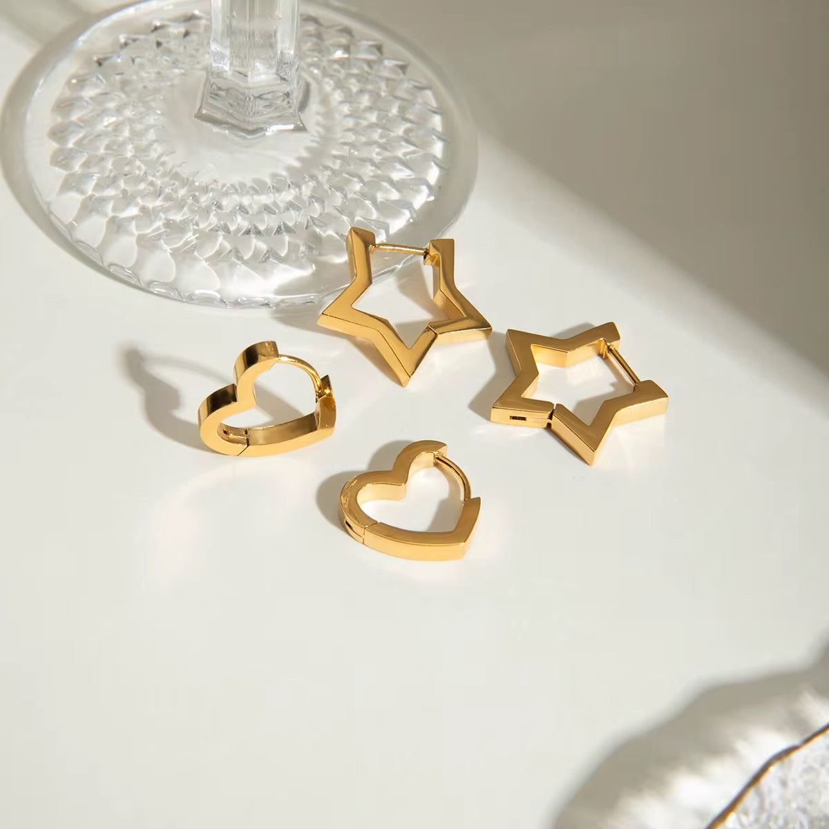 Star & Heart Earrings