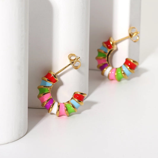 Colorful hoops