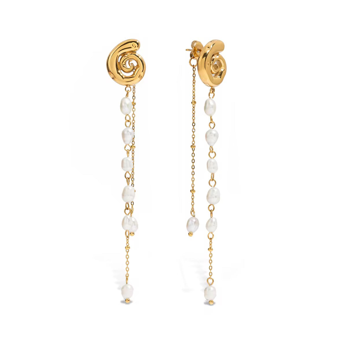 Loop Pearl Earrings