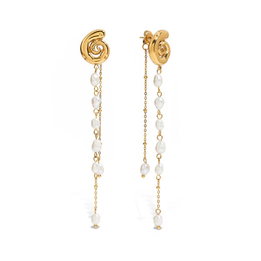 Loop Pearl Earrings